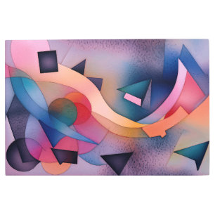 Arte abstracto contemporáneo "Bote En El Agua"