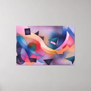 Arte abstracto contemporáneo "Bote En El Agua"