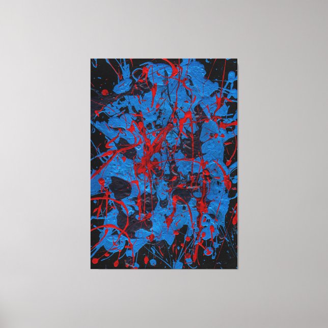 Arte abstracto contemporáneo: Eléctrico (Anverso)