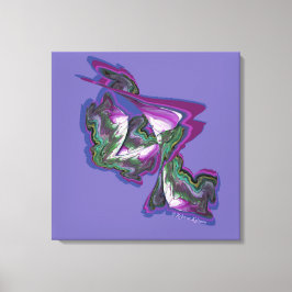 Arte abstracto creado con pintura y creatividad di