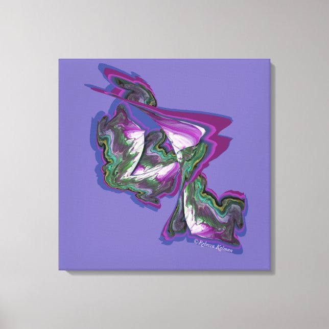 Arte abstracto creado con pintura y creatividad di (Anverso)