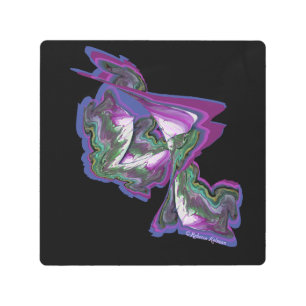 Arte abstracto creado con pintura y creatividad di