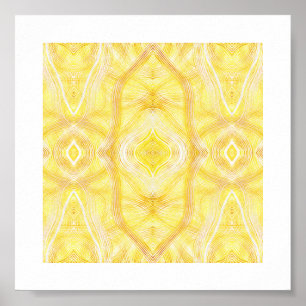 Arte abstracto de acuarela amarillo claro de viadu