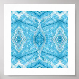Arte abstracto de acuarela azul Psychomachia