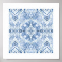 Arte abstracto de acuarela azul sombra
