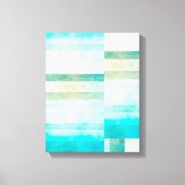 arte abstracto de acuarela de lienzo envuelto (Anverso)