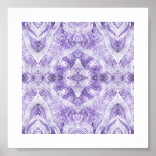 Arte abstracto de acuarela en morado claro sombra