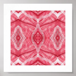 Arte abstracto de acuarela en rojo claro Psychomac