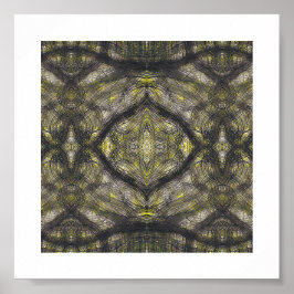 Arte abstracto de acuarela entre amarillo oscuro