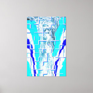 Arte abstracto de agua fría