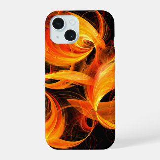 Arte abstracto de bola de fuego