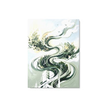 Arte abstracto de bosque vertical | Arquitectura v