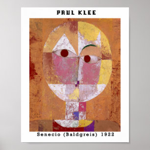 Arte abstracto de cara vintage Paul Klee Bauhaus