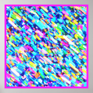 Arte abstracto de color arcoiris