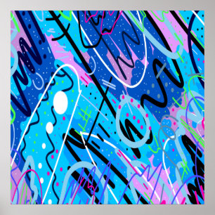 Arte abstracto de constelaciones