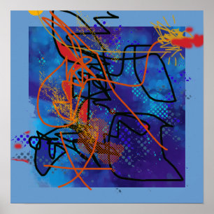 arte abstracto de decoración