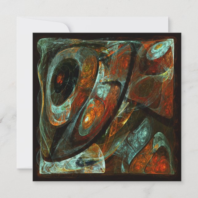 Arte abstracto de división de tiempo (Anverso)