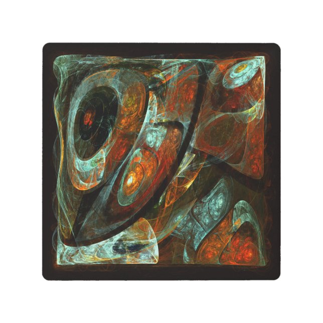 Arte abstracto de división de tiempo (Anverso)