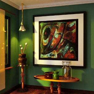 Arte abstracto de división de tiempo