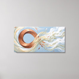 Arte abstracto de economía circular Negocio sosten