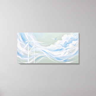 Arte abstracto de energía eólica | Arte de cinta c