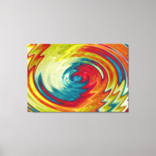 Arte abstracto de espiral colorida