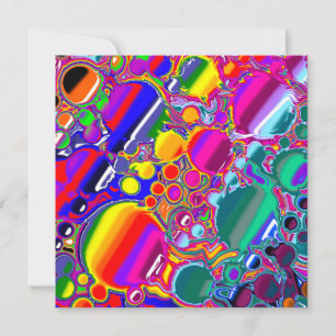 Arte abstracto de explosión en arco iris