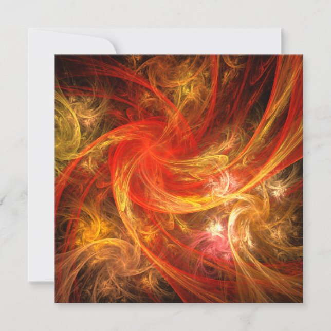 Arte abstracto de Firestorm (Anverso)
