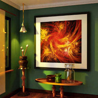 Arte abstracto de Firestorm