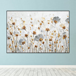 Arte abstracto de flores elegante para decoración 