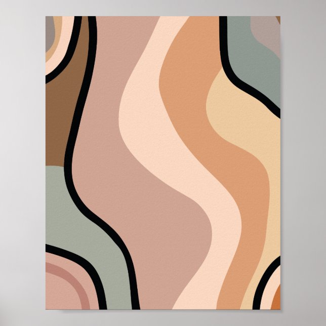 Arte abstracto de fluidos coloridos (Frente)