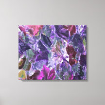 Arte abstracto de follaje de hojas