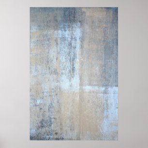 Arte abstracto de gris y beige 'eso es simple'