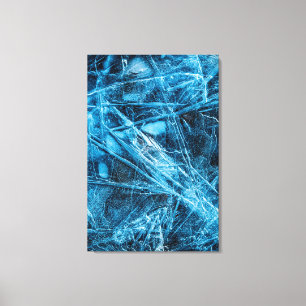 Arte abstracto de hielo azul Foto