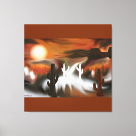 Arte abstracto de hielo y fuego en el suroeste