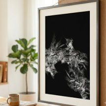 Arte abstracto de humo etéreo temperamental