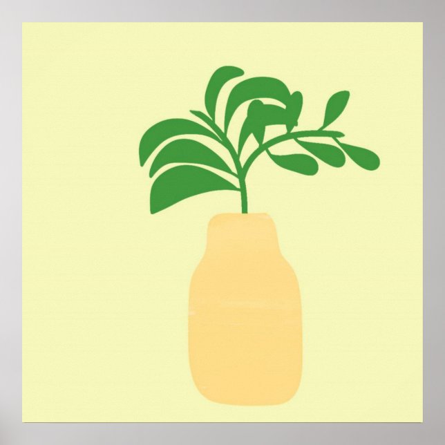 arte abstracto de jarrón (Frente)