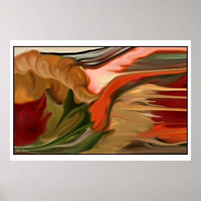Arte abstracto de la cornucopia (Frente)