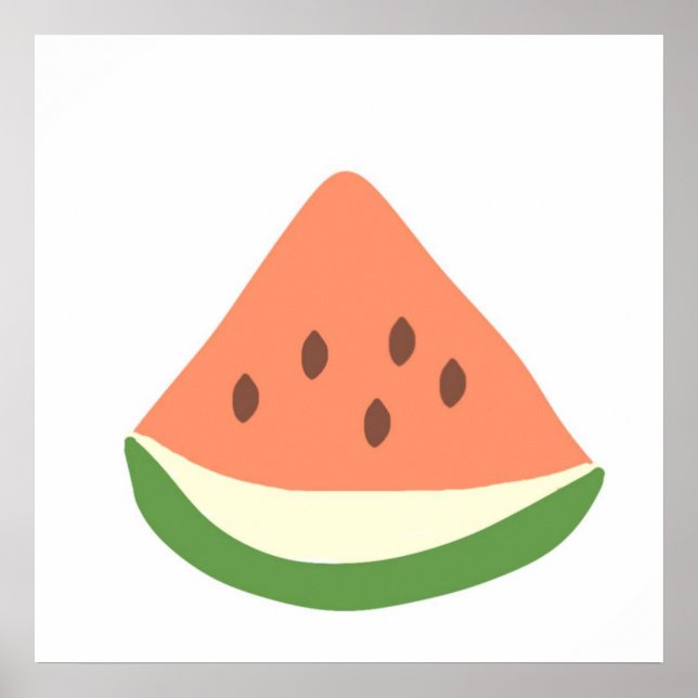 arte abstracto de la sandía (Frente)