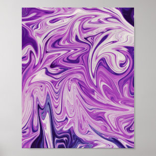 Arte abstracto de lava fundida
