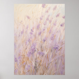 Arte abstracto de Lavender