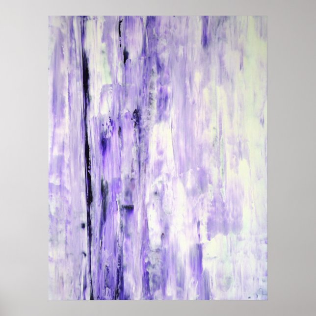 Arte abstracto de Lavender (Frente)