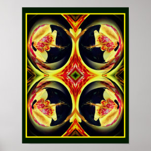 Arte abstracto de Lily Floral