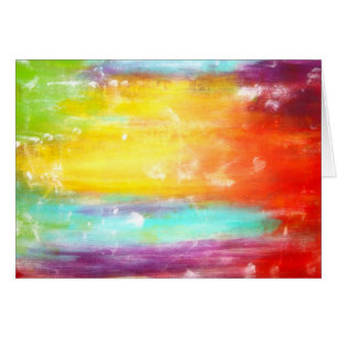 Arte abstracto de los colores verdaderos