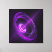 Arte abstracto de luz cósmica en lienzo para pared