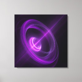 Arte abstracto de luz cósmica en lienzo para pared