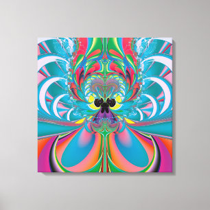 Arte abstracto de mariposa de verano