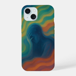 Arte abstracto de onda de emoción vívida