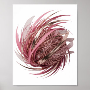 Arte abstracto de oro un diseño único con un giro