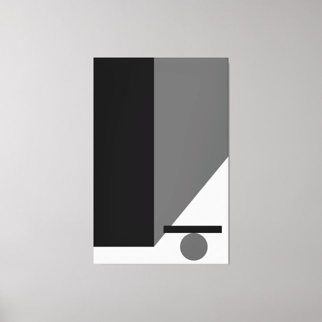 Arte abstracto de pared de geometría (Anverso)